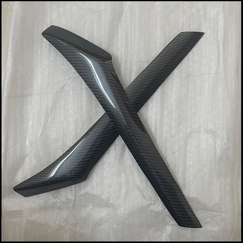 

Car styling For Honda Jazz Fit GK5 2014-2018 Carbon Fiber Headlight Eyelid Eyebrow Decorative Frame Cover Trim Auto Accessories