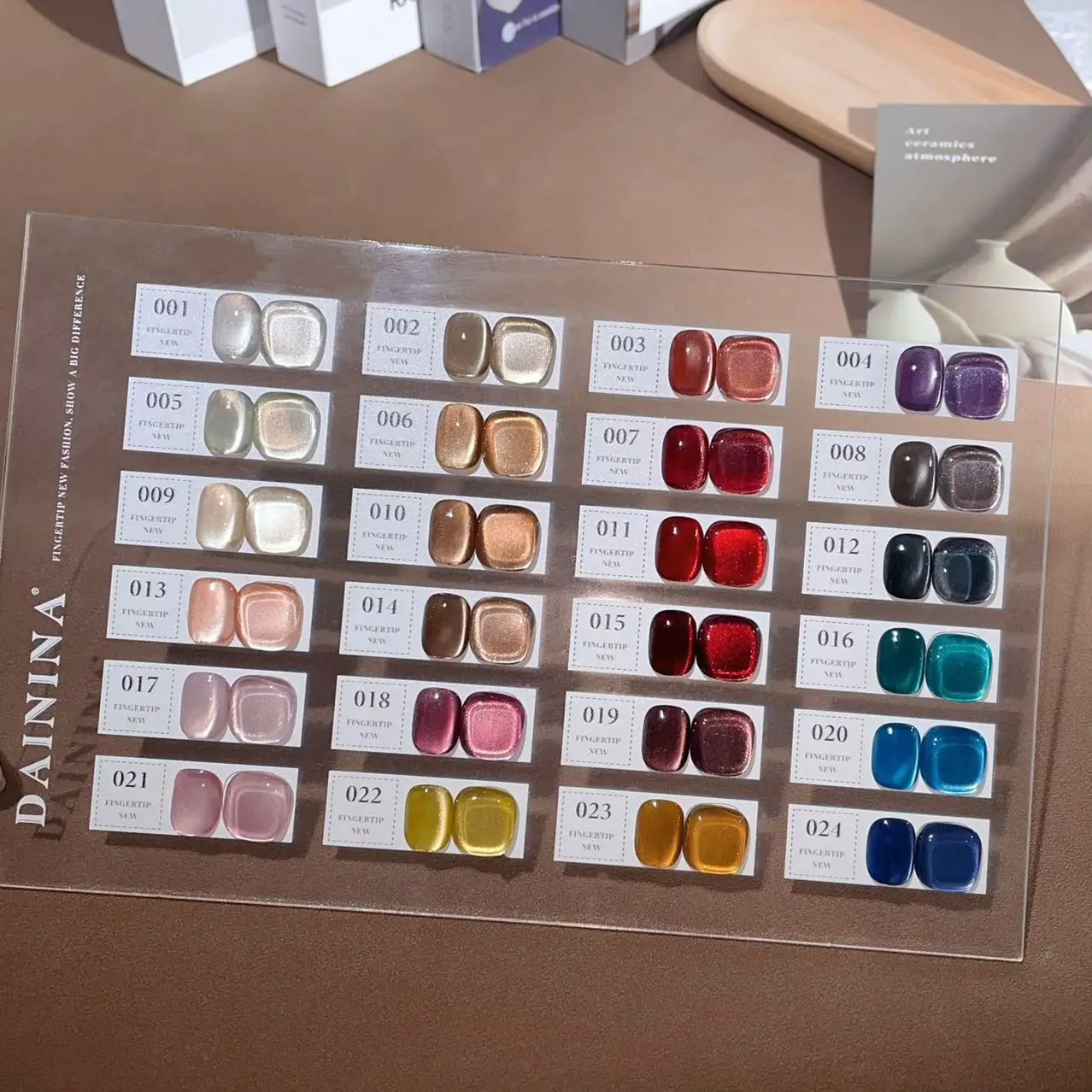 2026 Danina 24 Colors Cat Eye Gel Polish Set Oem Private Label Diamond Glitter Disco Uv Gel Nail Polish Set Supplies