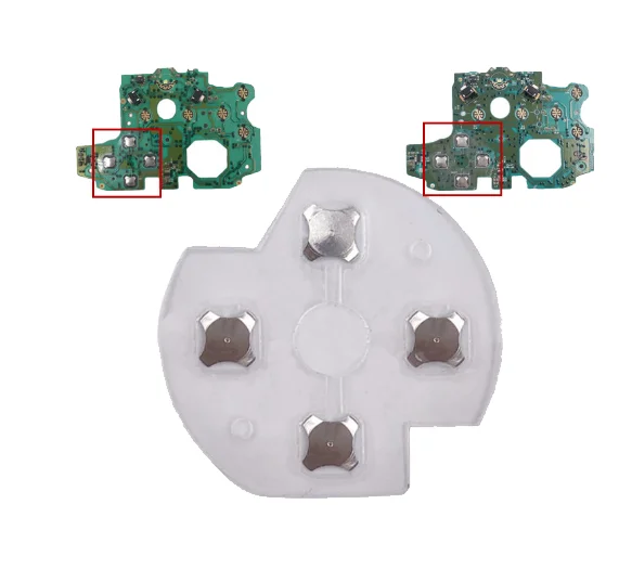 2PCS/Set For XBOX One S Controller D-Pad Button Metal Dome Conductive Film Sticker For Xbox One Series S X