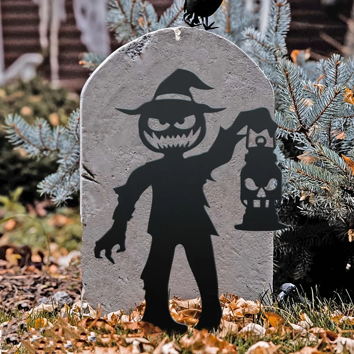 

Horror Movies Metal Stakes Yard Halloween Decorations Outdoor Scary Family Home Front Yard Sign Halloween Party Airplane Cake