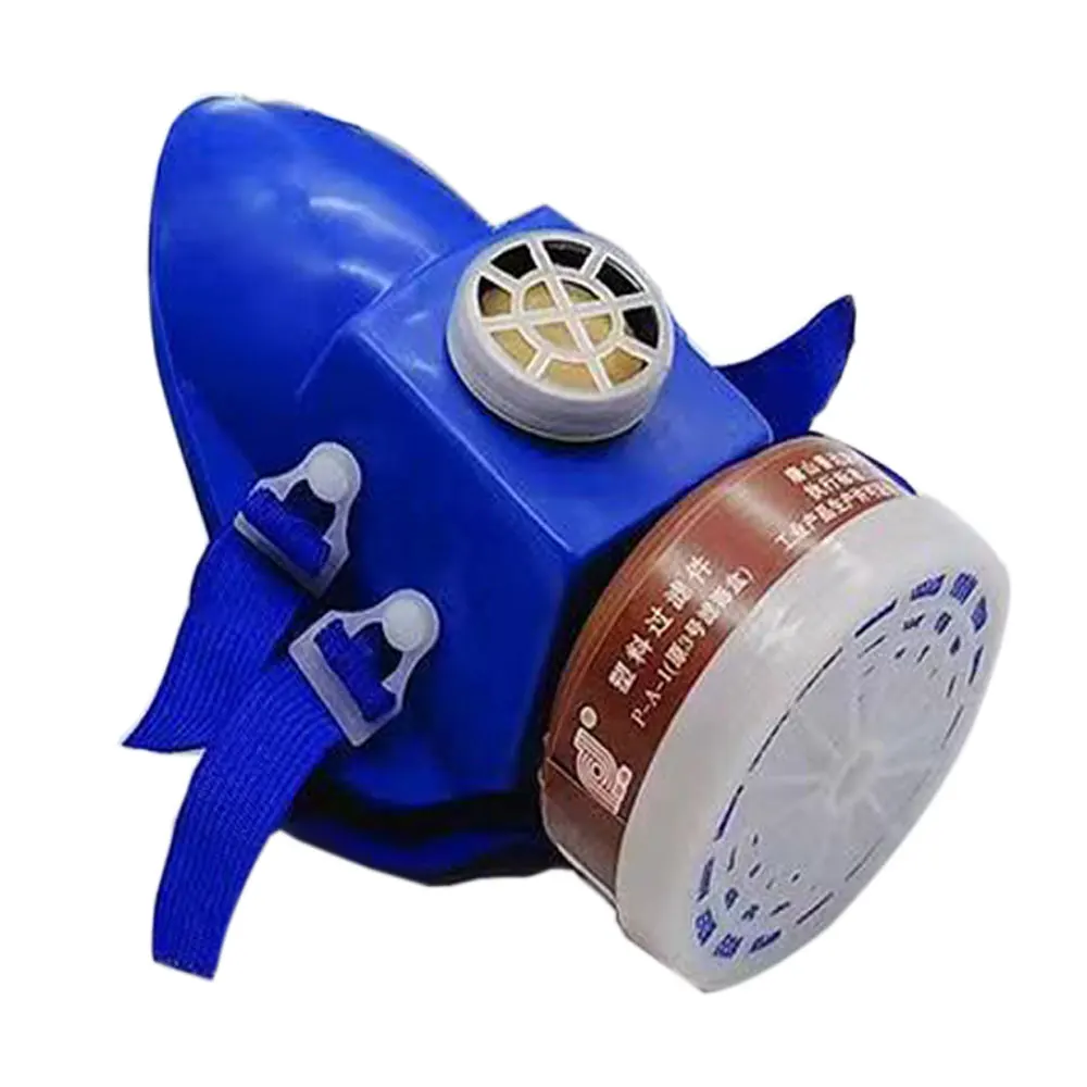 Smoke Gas Mask Epoxy Resin Protective Respirator Painting Welding Safety Chemical Gases Canisters Anti-Dust Filter Workplace