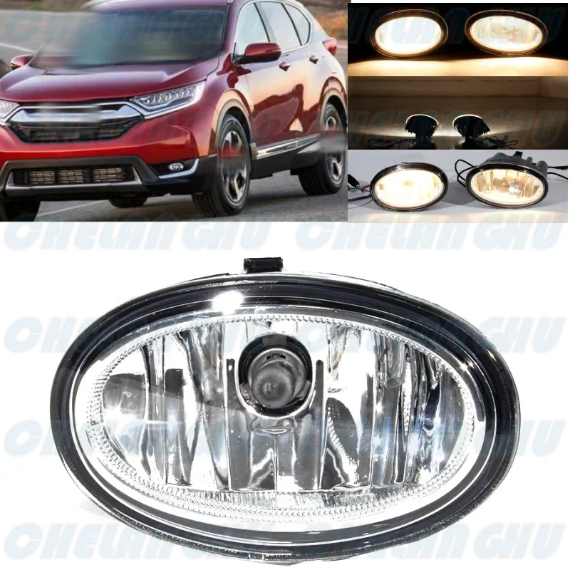 

For Honda HR-V CR-V 2016 2017 2018 2019 Left Side Front Fog Light Lamp with Halogen Bulbs Car accessories 33950TLAA21/HO2592141
