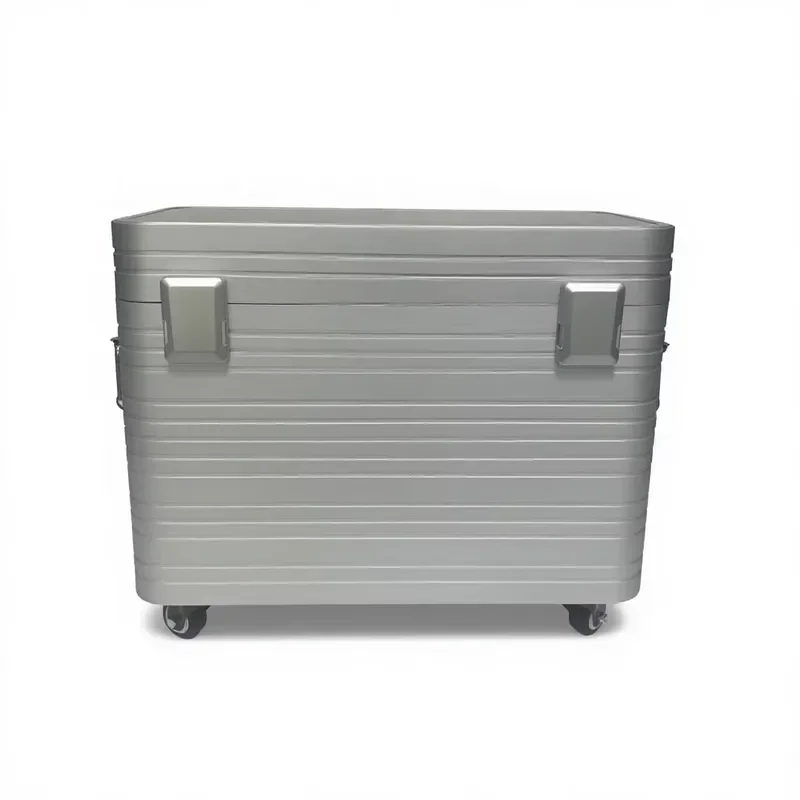Professional Aluminum Makeup Trolley Case with Wheels Retractable Handle Large Capacity Beauty Artist Toolbox Custom Logo