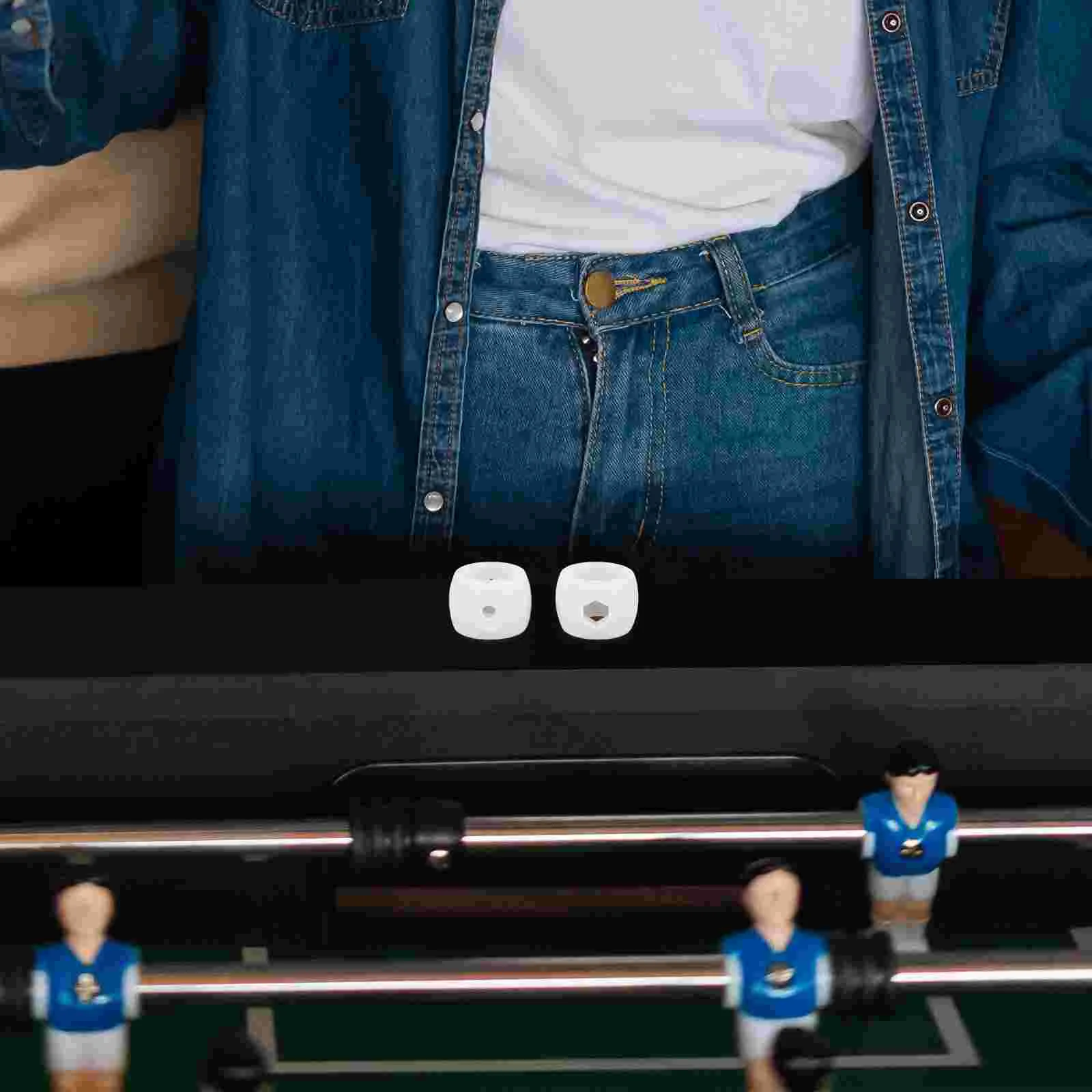 4 個テーブルサッカーマシンアクセサリーフーズボールテーブルアクセサリー卓上サッカーボーイ交換部品ロケーターリング Abs