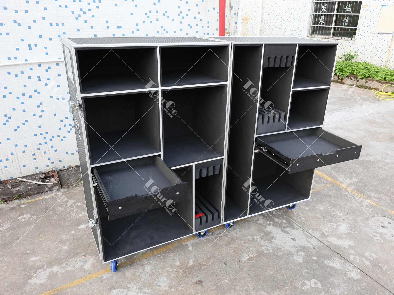 Drumset Flightcase Road Case voor Drumstel