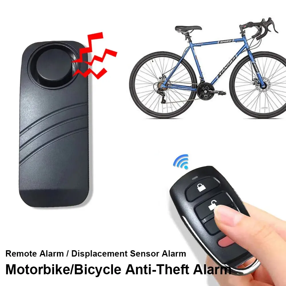 Anti-diefstal fietsalarm Draadloos motorfietsalarm Afstandsbediening Waterdicht fietsalarm voor Moto Electri voor motorfiets