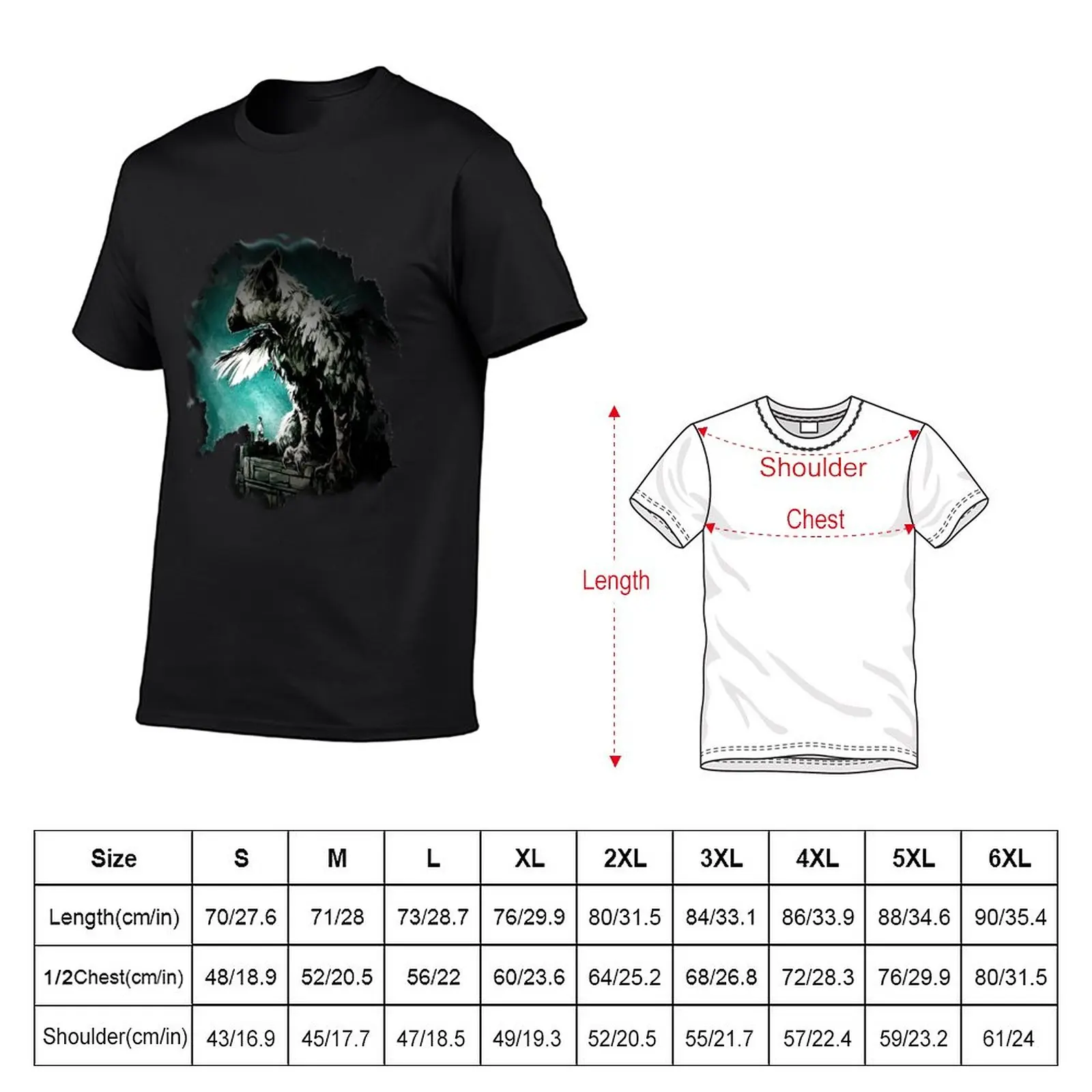 Trico - The Last Guardian T-Shirt Oversized t-shirt vintage t shirt black t shirts oversized t shirts funny t shirts for men