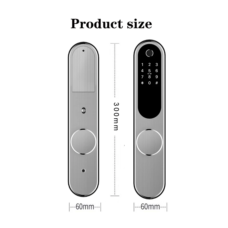 Israel Type Doors TTLOCK ASPP Fingerprint Smart Door Lock Electronic Fingerprint Digital Lock with Alexa Google Home