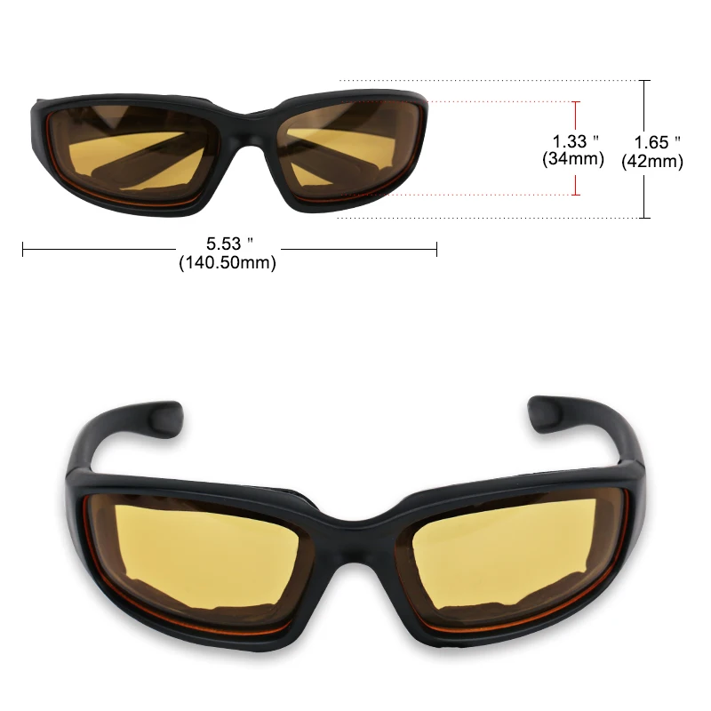 Windproof Motorcycle Goggles UV Protection Men Motor Glasses Riding EyewearMen Eye Protection Windproof Moto Goggles Accessories
