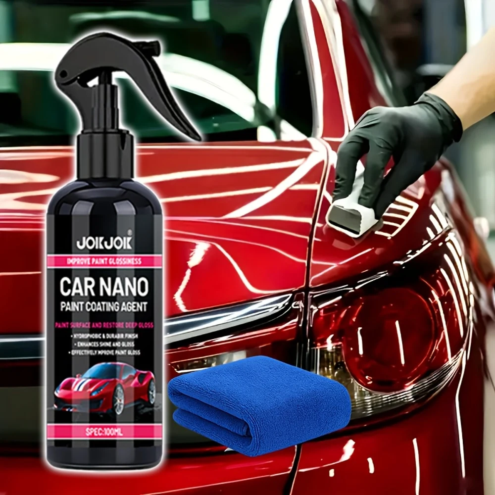 JOKJOK 3 em 1 Carro Cerâmica Nano Revestimento Líquido Casaco Nano Cristal Camada Hidrofóbica Polimento Agente de Revestimento de Pintura - 3 em 1 Carro Polis