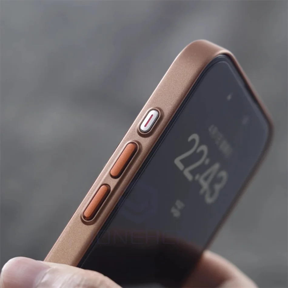 For Magsafe Magnetic Crystal Lens Protecion Case For iPhone 15 Plus 14 13 12 Pro Max Luxury Splicing Leather Shockproof Cover