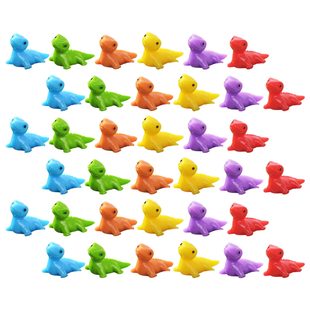 

60pcs Mini Lizard Decoration Resin Figurines Cute Animals Accessories Long Lasting Car Yard Balcony Lawn Decor