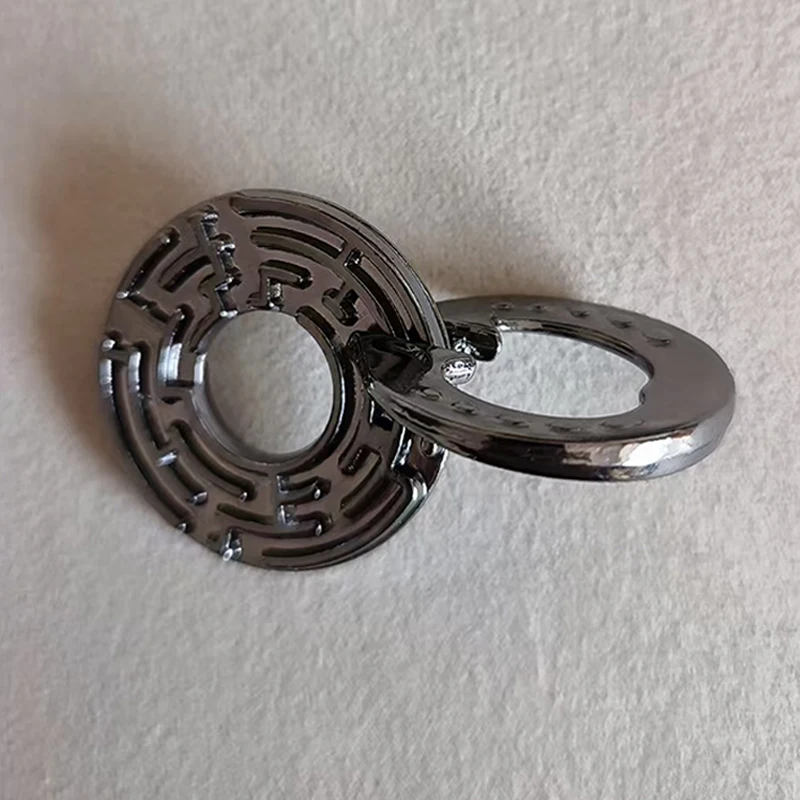 Ensemble de 3 pièces de qi magique difficile, casse-tête en métal, solutions de défi mental, déverrouillage, jouets éducatifs imbriqués pour enfants