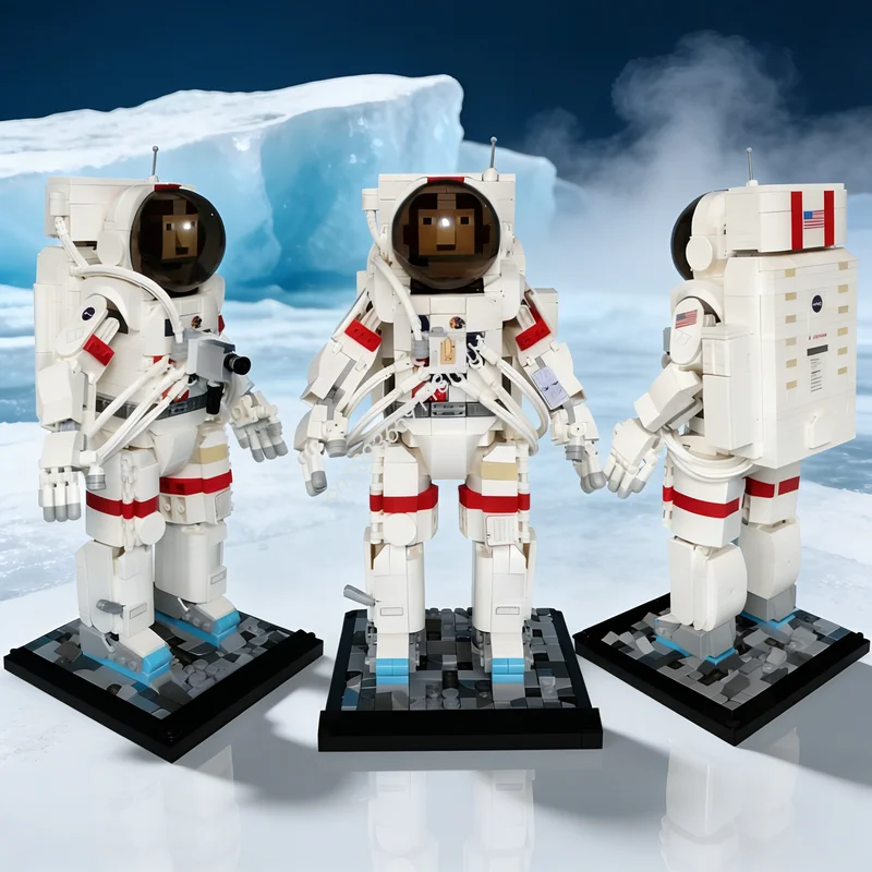 

980pcs MOC Apollo Spacesuit EVA Space Model Building Blocks Construction DIY Toy Creative Education Festival Gifts Idea