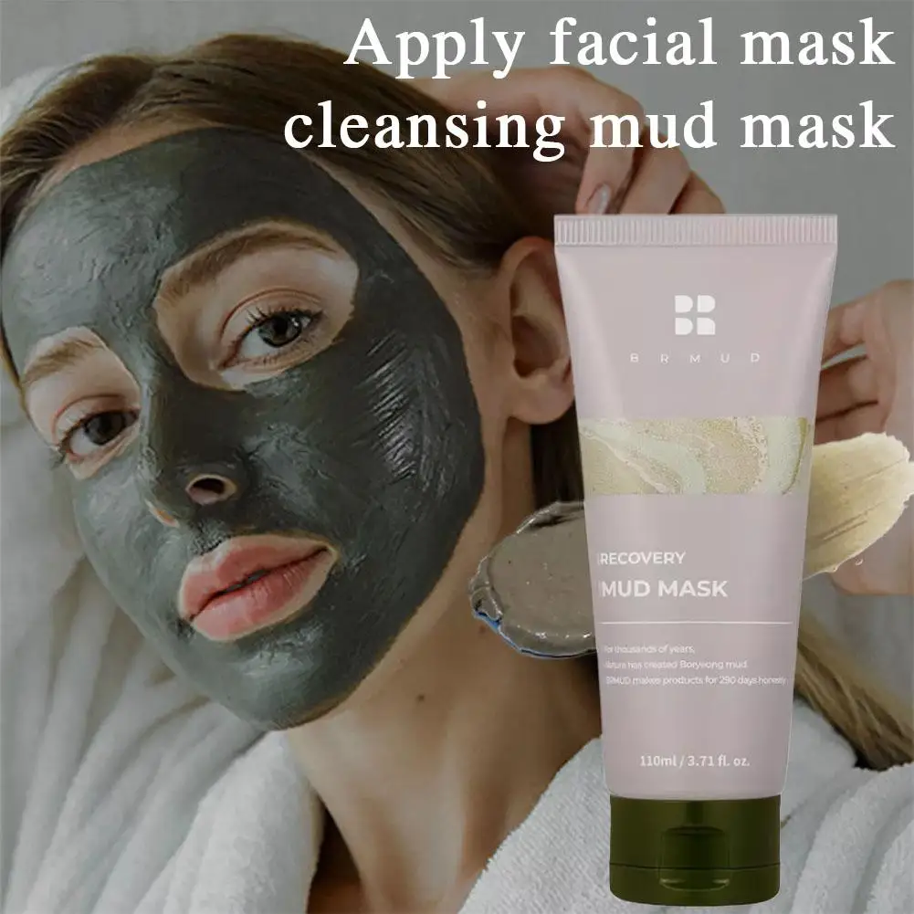 Recovery Mud Mask Cleansing Mud Mask Effective Acne Removal Oil Control Shrink Pores Face Cleanser Remove Dark Spots Skin Care