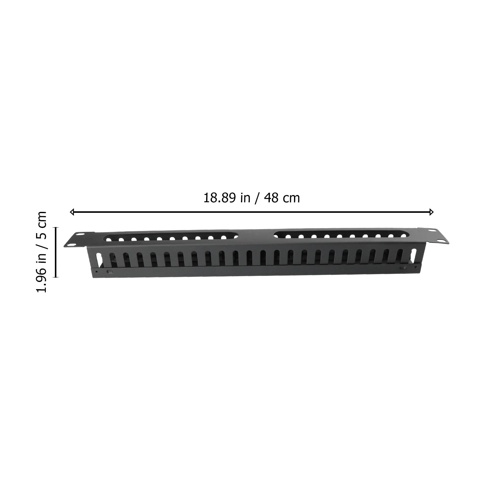 Metal Offline Rack Server Cable Organizer Wire Management Unit Cold Rolled Steel Plate Raceway Ethernet Cables