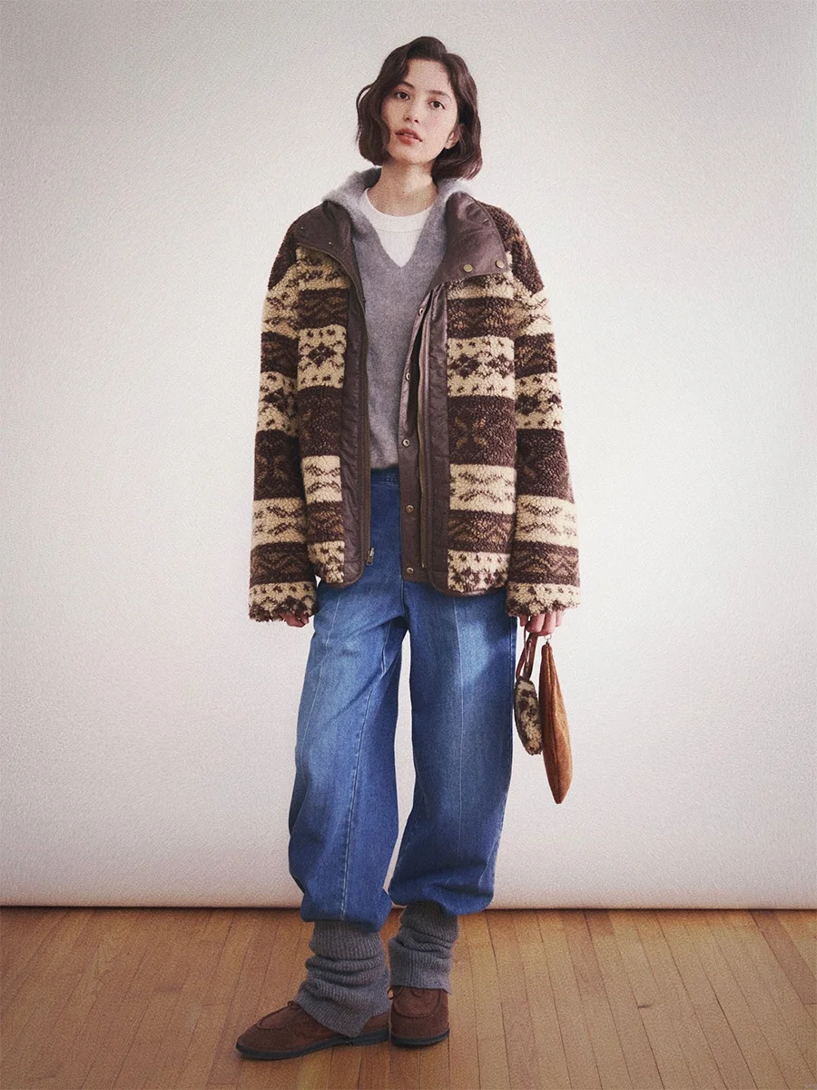 

Винтажная утепленная двусторонняя куртка на молнии из хлопка для осени и зимы, для повседневной носки