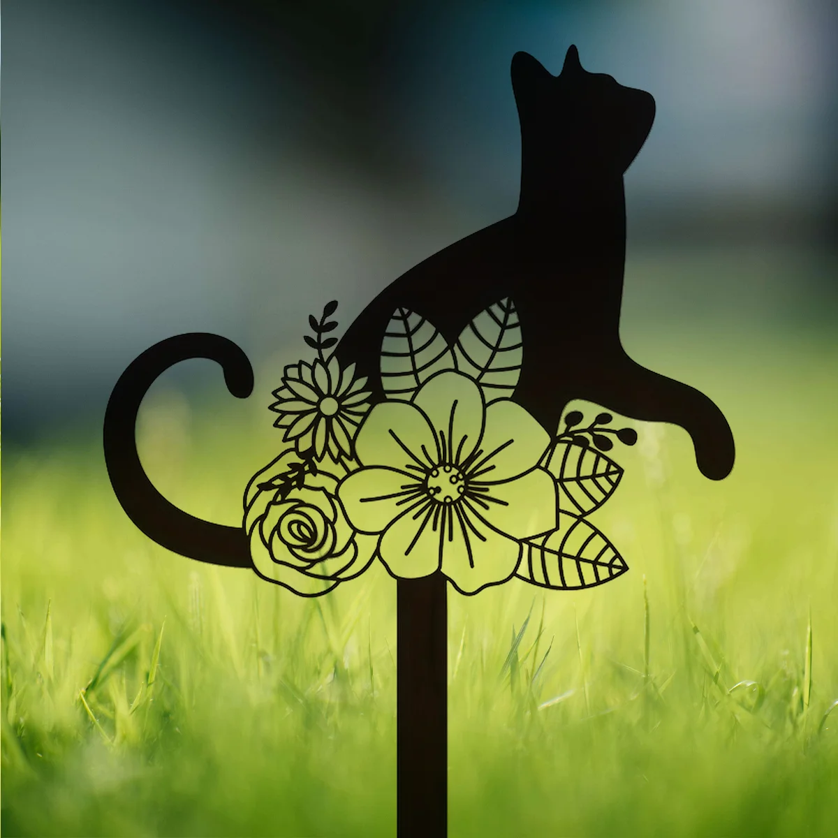 

Promotion Pet Grave Markers Sign Cat Memorial Stake Metal Iron Garden Sign Stake Cat Loss Gift Sympathy Remembrance Stake Garde