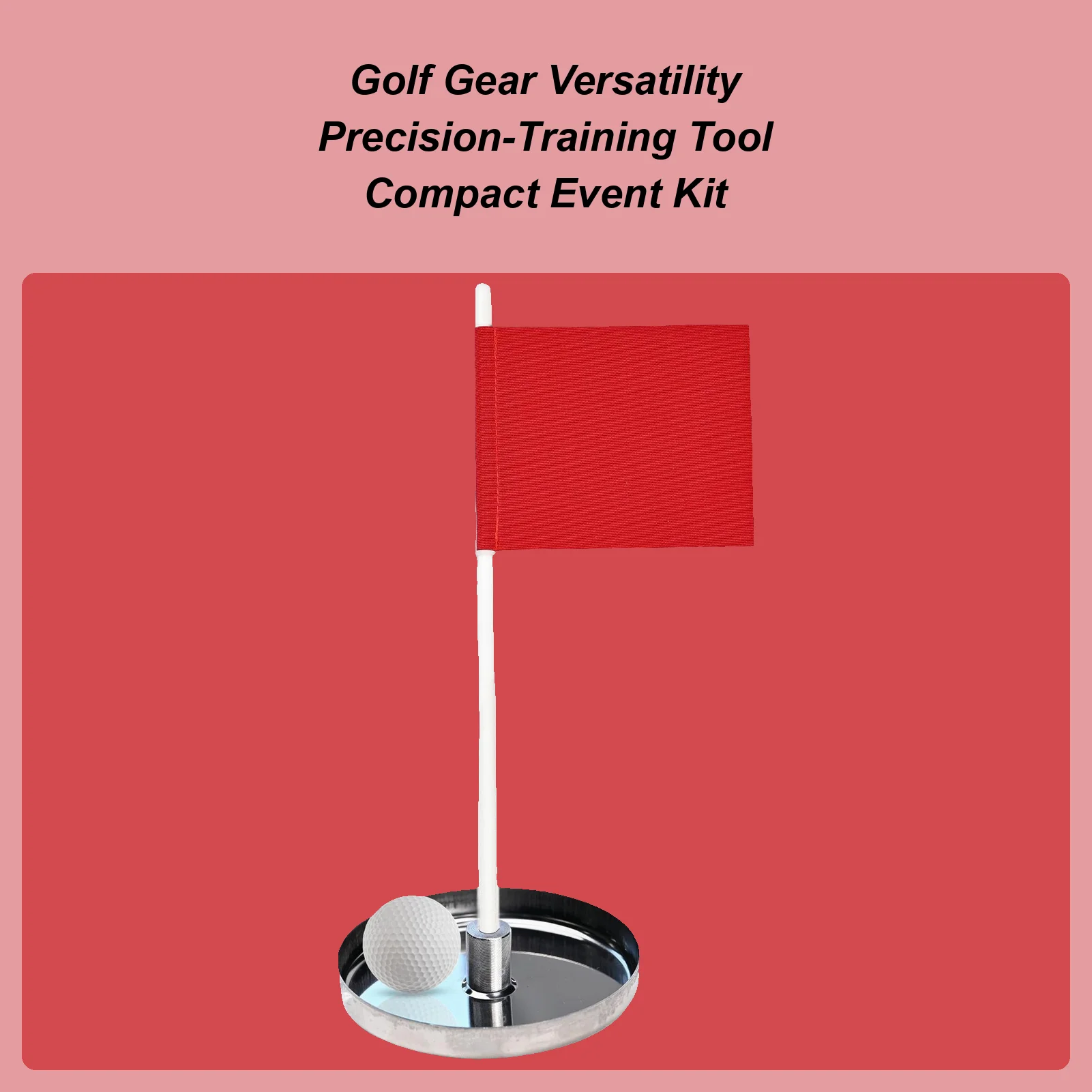 كوب بفتحة الجولف وعلم محمول لممارسة الجولف وإكسسوارات علم الجولف وعصا وضع أكواب خضراء للشاطئ في الفناء الخلفي في الهواء الطلق #1