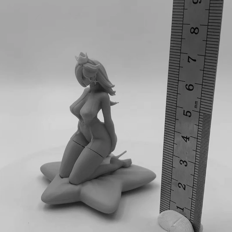 1/24 Scale Resin Anime Figure Miniatures GK Model Kit Diy galaxy princess rosata Unassembled Diorama and Unpainted StatuettesToy