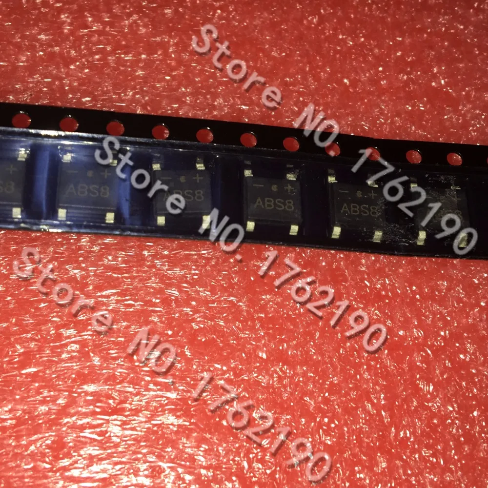 20PCS/LOT ABS8 1a/800v ultra-thin SOP4 bridge pile of rectifier bridge