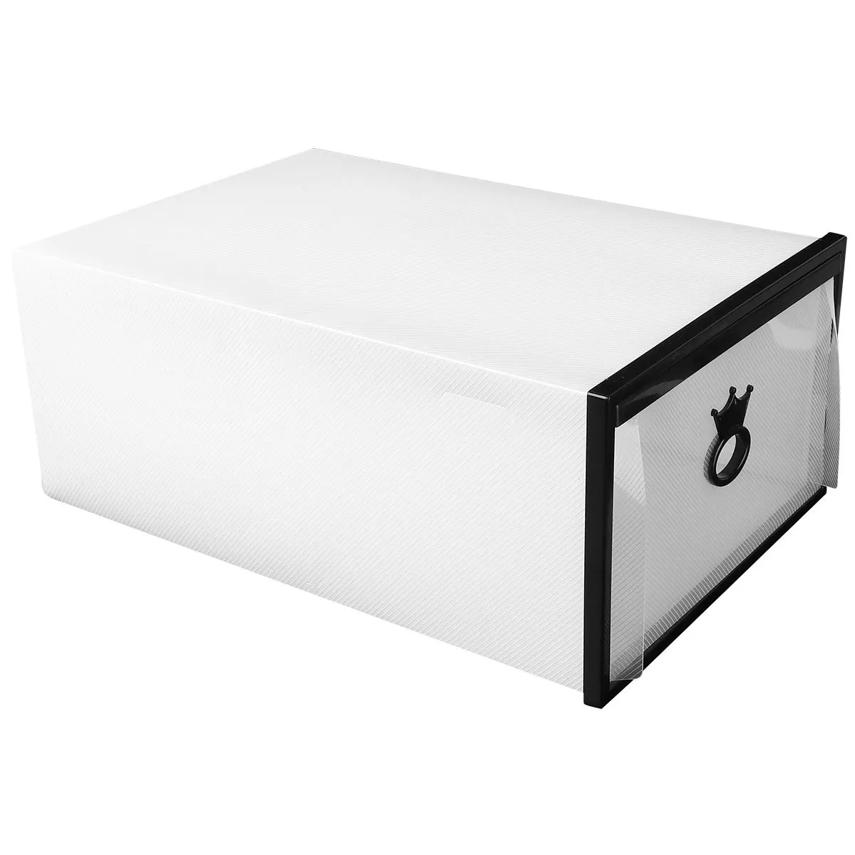 

Thickened Transparent Stackable Shoes Box Large Plastic Foldable Shoe Storage Container Drawer Organizer Thickened Shoes Box