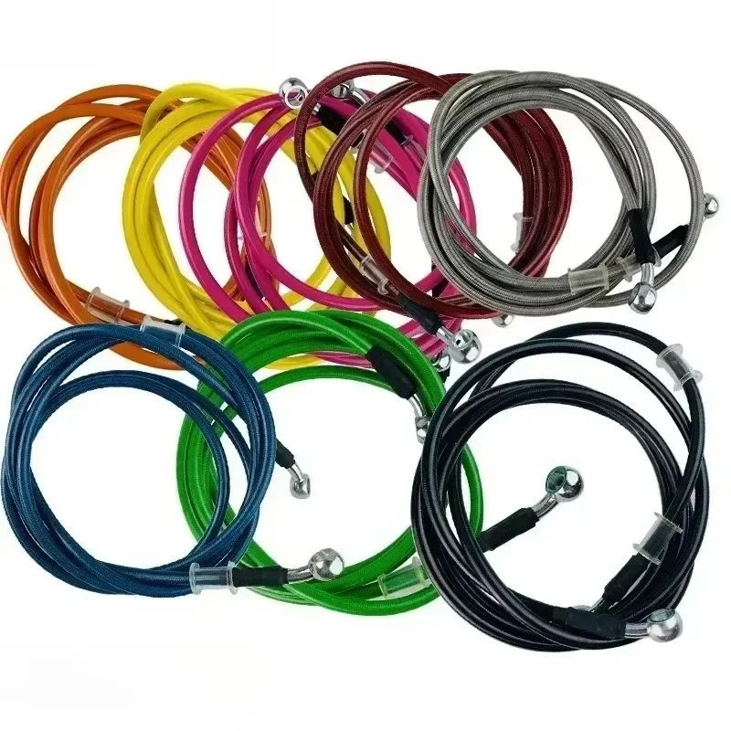 Hot Sale for 95/220cm Motorcycle Brake Fuel Line Electric Vehicle Conversion Parts Fuel Line Brake Oil Hose Line Pipe Tube HDE