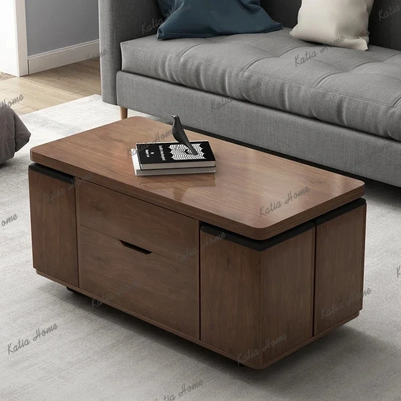 Factory Direct Glamour Rectangle Coffee Table Antique Cheap Wooden Minimalist Coffee Table Center Modern Mesas De Centro Para Sa