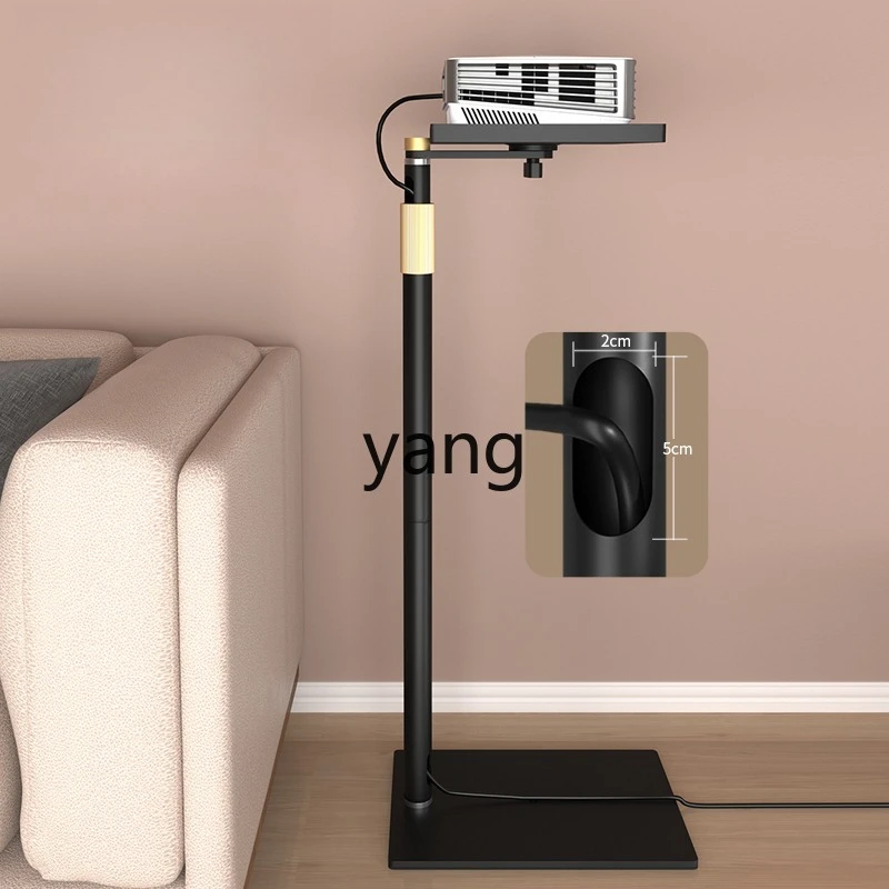 

YJQ Projector Stand Floor Tray Rack Projector Home Bedside No-Drill Wall-Mounted Hidden Stand