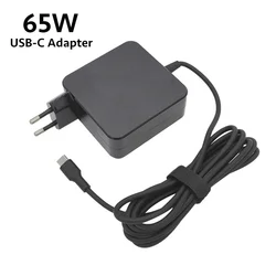 65W USB C 20V 3.25A Laptop Charger Power Adapter Type C PD Wall Fast Charging MacBook Air Pro Dell Lenovo Huawei Matebook ASUS