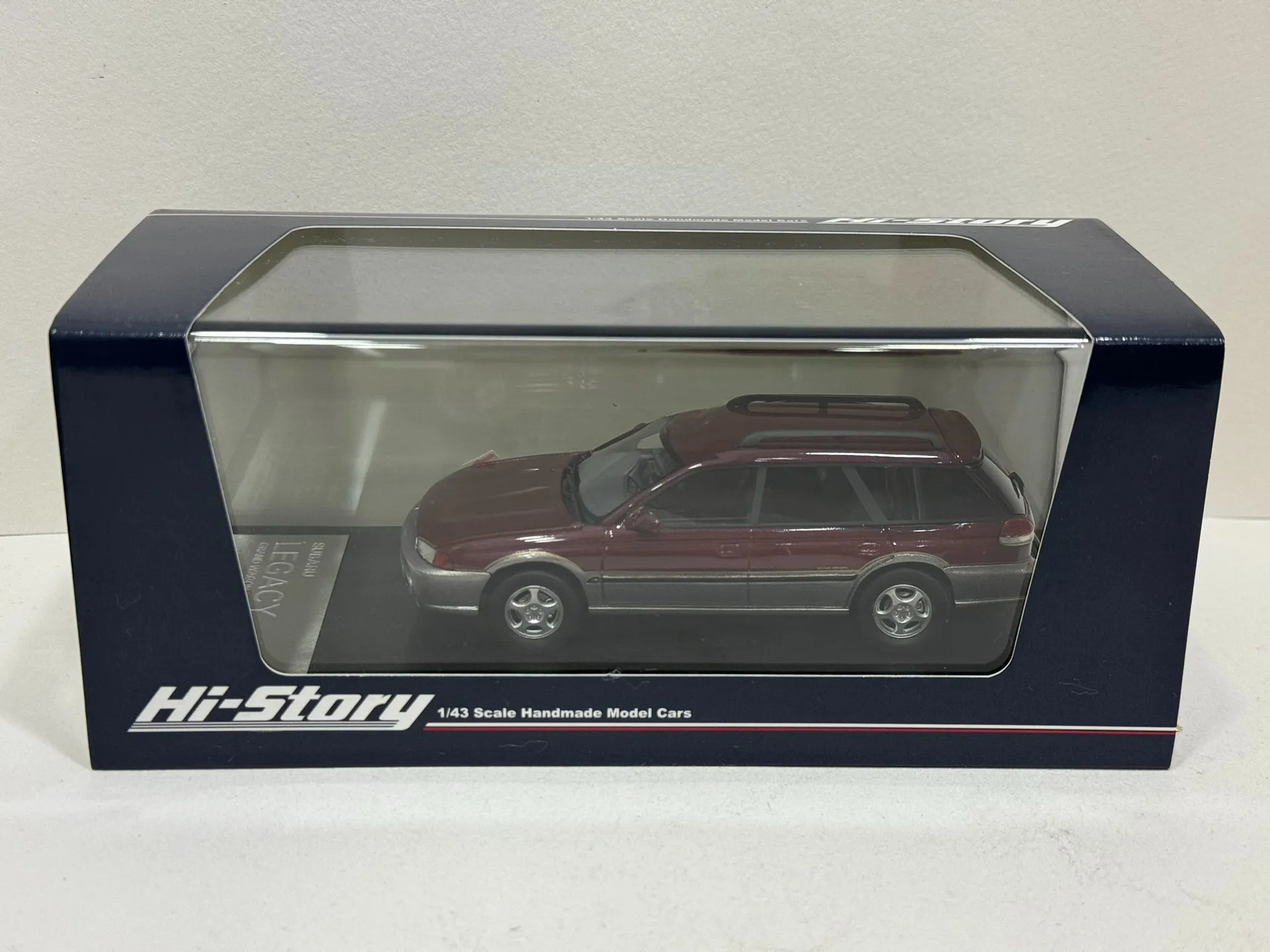 

"Broken Window" Flaws Diecast HI Story 1/43 Scale Subaru Legacy Resin Car Model Collectible Toy Gift Souvenir Display Ornament