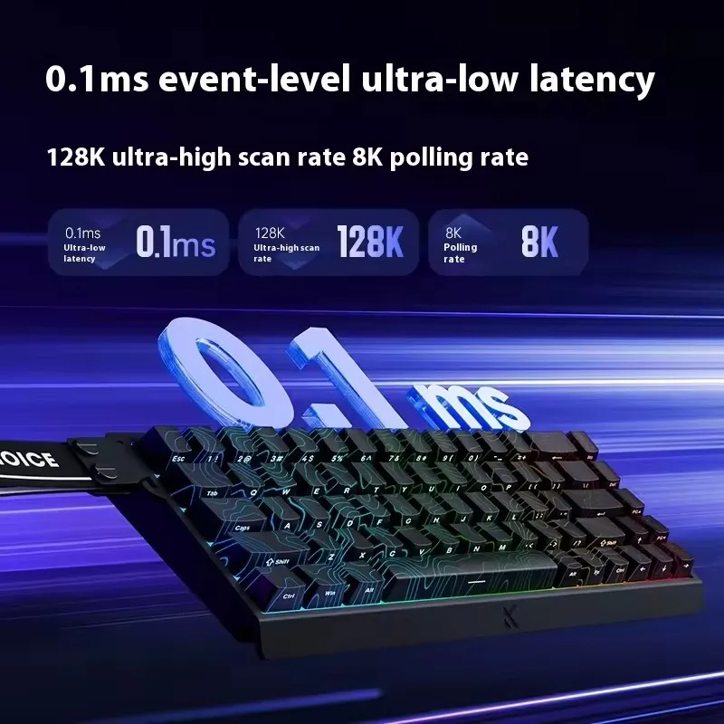MCHOSE Ace 60 68 Ace68 V2 Magnetic Switch Mechanical Keyboard Original 0.08ms RT0.001mm 256K Gaming Keyboard Customized E-sports