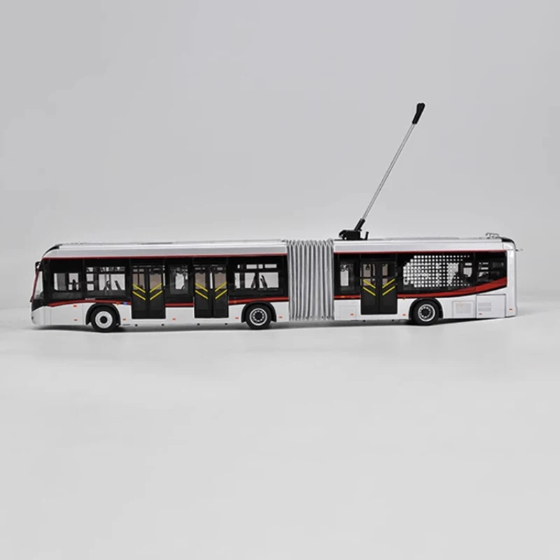 BRT Yutong Bus aus Druckguss im Maßstab 1:42, Legierung, Trolleybussautomodell, fertiges Produkt, Simulationsspielzeug, Sammlung, Geschenk, statisches Modell