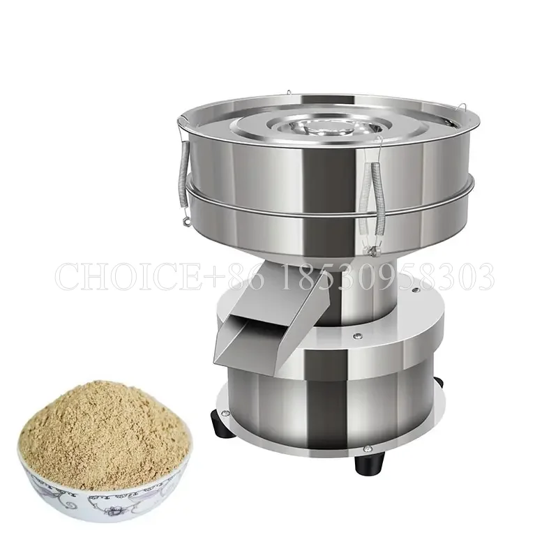 Electric Stainless Steel Svibrating Screen Small Sieving Machine 300mm Spraying Vibrating Screen Powder Screening Sifting Maker