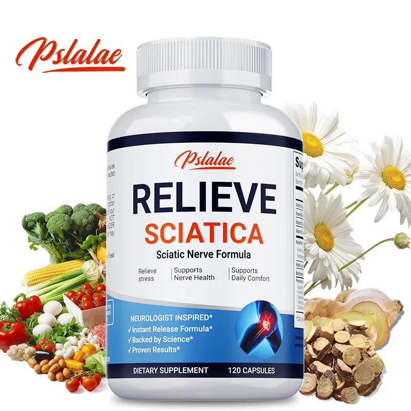 Relieve Sciatica Capsules -  Relieve Joint Pain, Relax Muscles, Support Nerve and Bone Health, Balance Inflammation