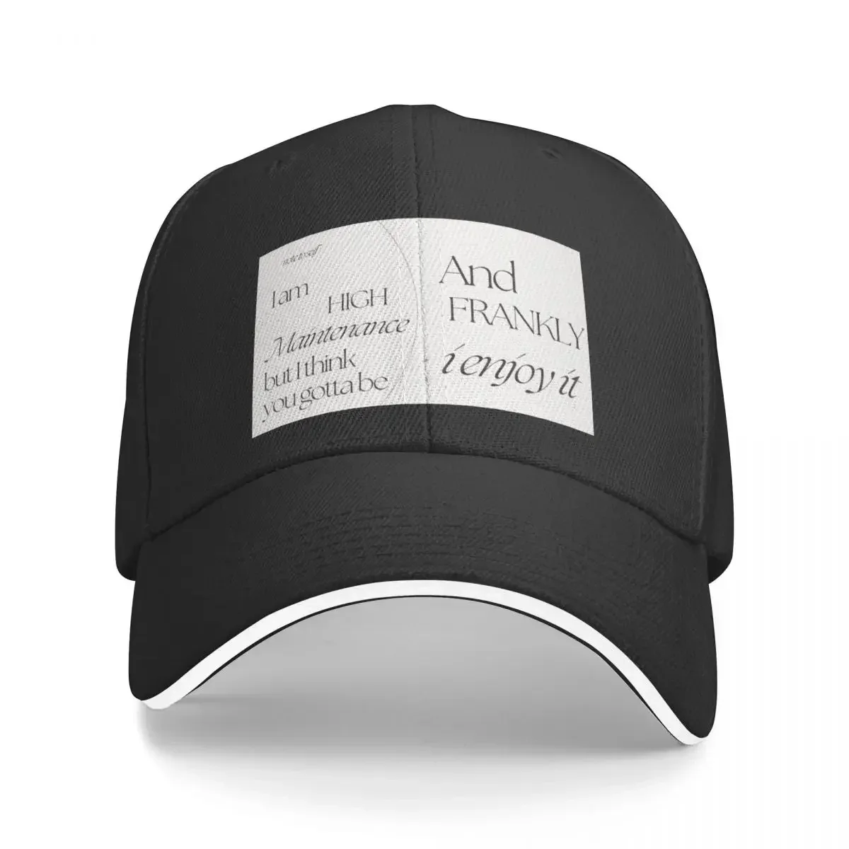 

I am high maintenance Kath day knight Baseball Cap Hat Man Luxury dad hat party Hat Luxury Cap Hats Man Women's