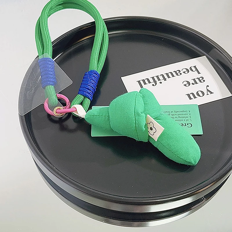 Universal Braided Mobile Phone Lanyard Strap Hanging Chain Ring Cord With Patch Wrist Strap Cell Phone Detachable Rope Keychain