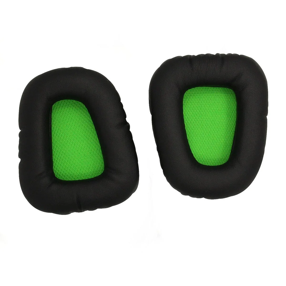 Substituição macio espuma earpads almofadas de ouvido capa almofada copos muffs verde bandana para razer chimaera electra v2 7.1 usb headsets
