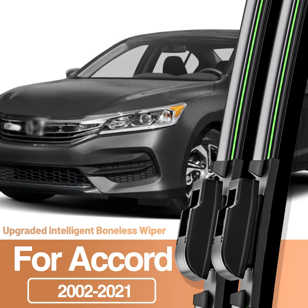 2pcs For Honda Accord 7 8 9 10 2002-2021 Front Windshield Wiper Blades Windscreen Window Accessories 2003 2008 2013 2019 2020