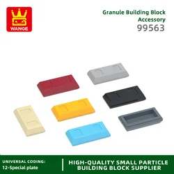 Wange431Pcs/lot 99563 1x2 Gold Bar Size Block Moc Color Accessories Compatible with Brick DIY Children's Toy Assembly Parts