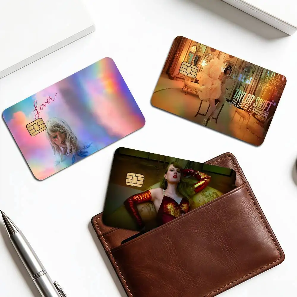 T-Taylor S-Swift Cute Laser Effect Bank Card Stickers Removable Multi Scene Craft Decor - view 5