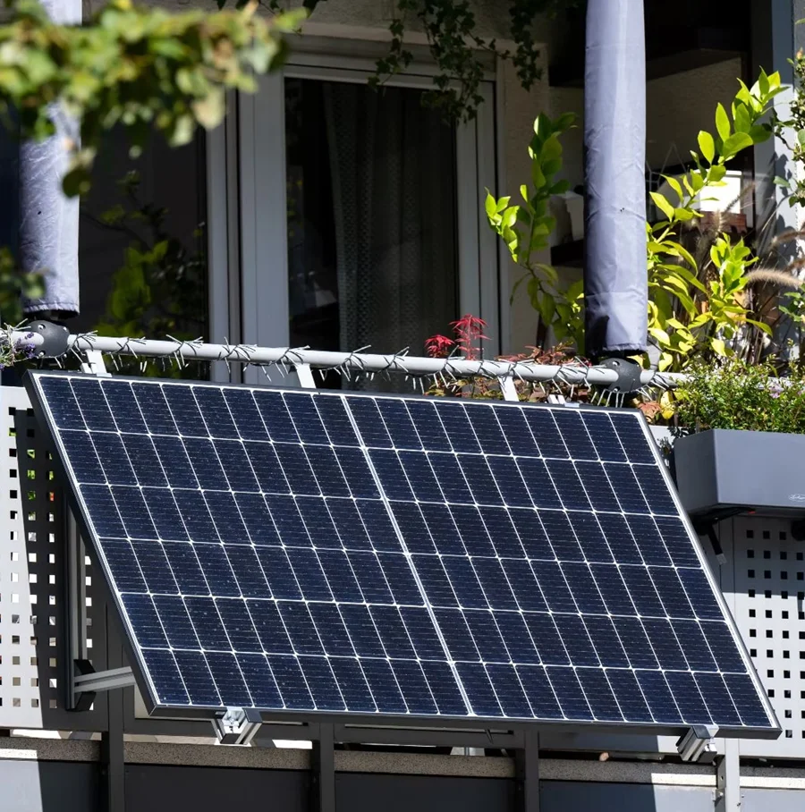 2026 New Design Easy Aluminum Stainless Steel Solar Kit Balcony Wall Mount Bracket 15-45 Tilt Adjustment Solar Mounting Systempr