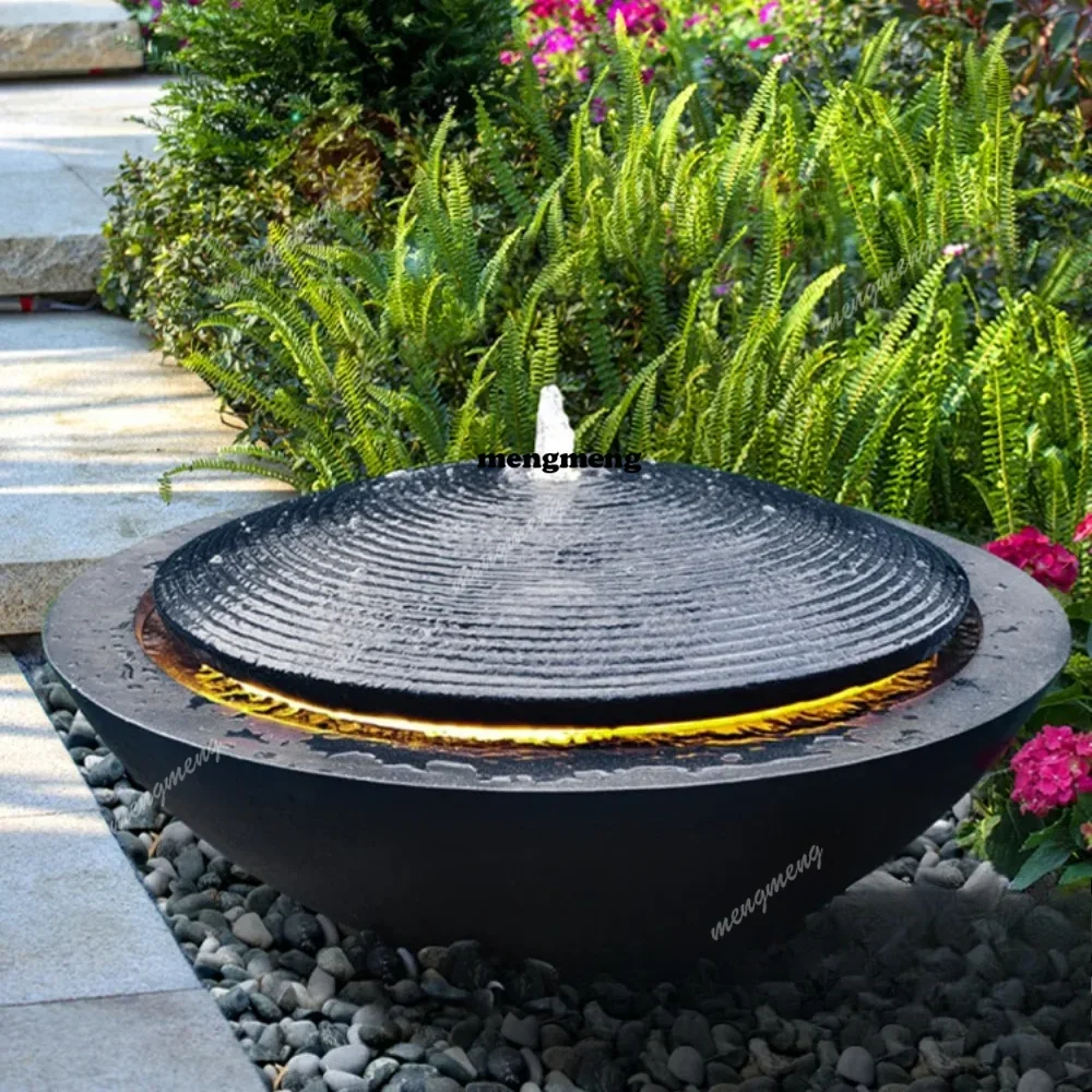 Y136 Y136 Fountain waterscape flowing water ornaments garden courtyard simple modern creative villa ground decoration ornaments