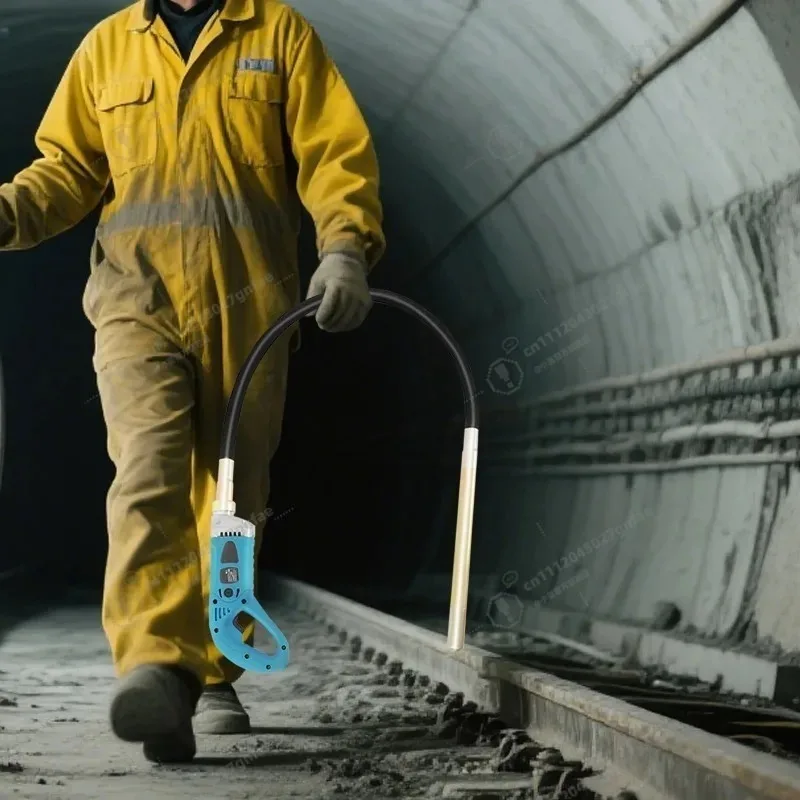 1300W Concrete Vibrator Electric Cement Vibrator with 1.5m Shaft Construction Tool for Eliminating Air Bubbles Smooth Surfaces