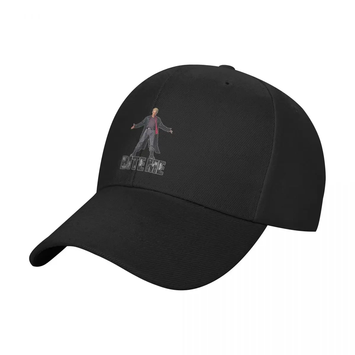 Spike from Buffy - Bite Me Baseball Cap Horse Hat Rugby Men's Hats Women's