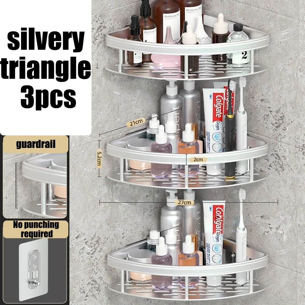 Bad Regal Bad Handtuch Rack Regale Wand Dusche Shampoo Rack Kein Bohrer Regal Badezimmer Stativ Lagerung Rack