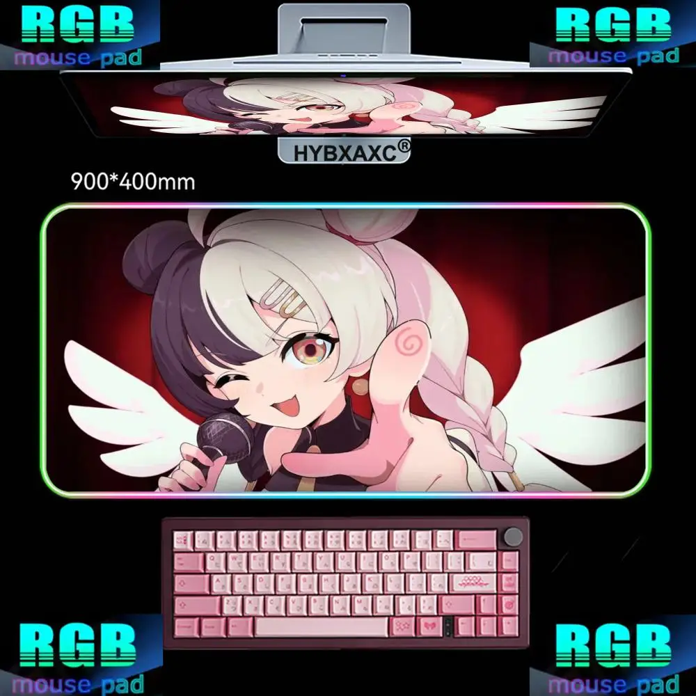 

RGB Game Zenless Zone Zero Dialyn Mouse Pad Non-slip Rubber Gamer Balance Computer Mat Decoracion Deskmat Laptop Office Large
