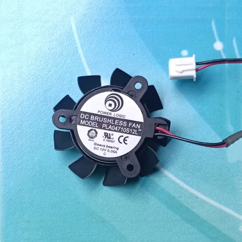 New Cooling Fan for PLA04710S12L 12V 0.05A All-in-One Radiator Fan Silent Equilateral Hole Distance 25MM Diameter 36