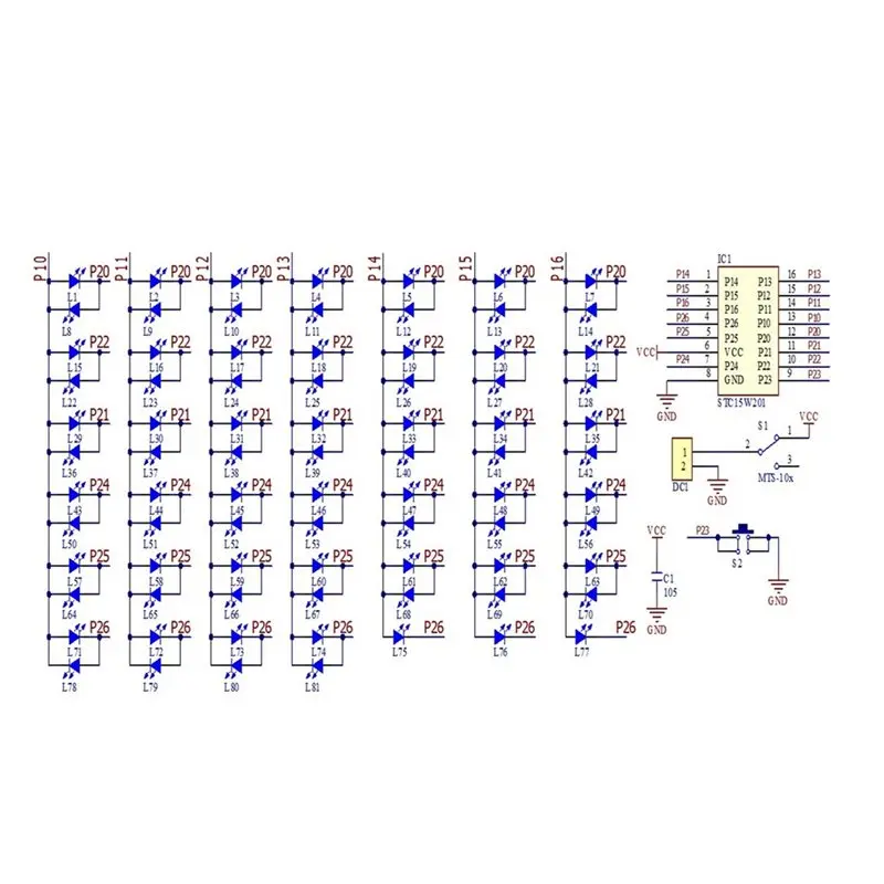 B29C-Led ضوء متدفق 5 فولت لحام الممارسة مدرسة التدريس لوحة دوائر كهربائية الصينية عقدة لتقوم بها بنفسك عدة إلكترونية متعة طقم لحام #2