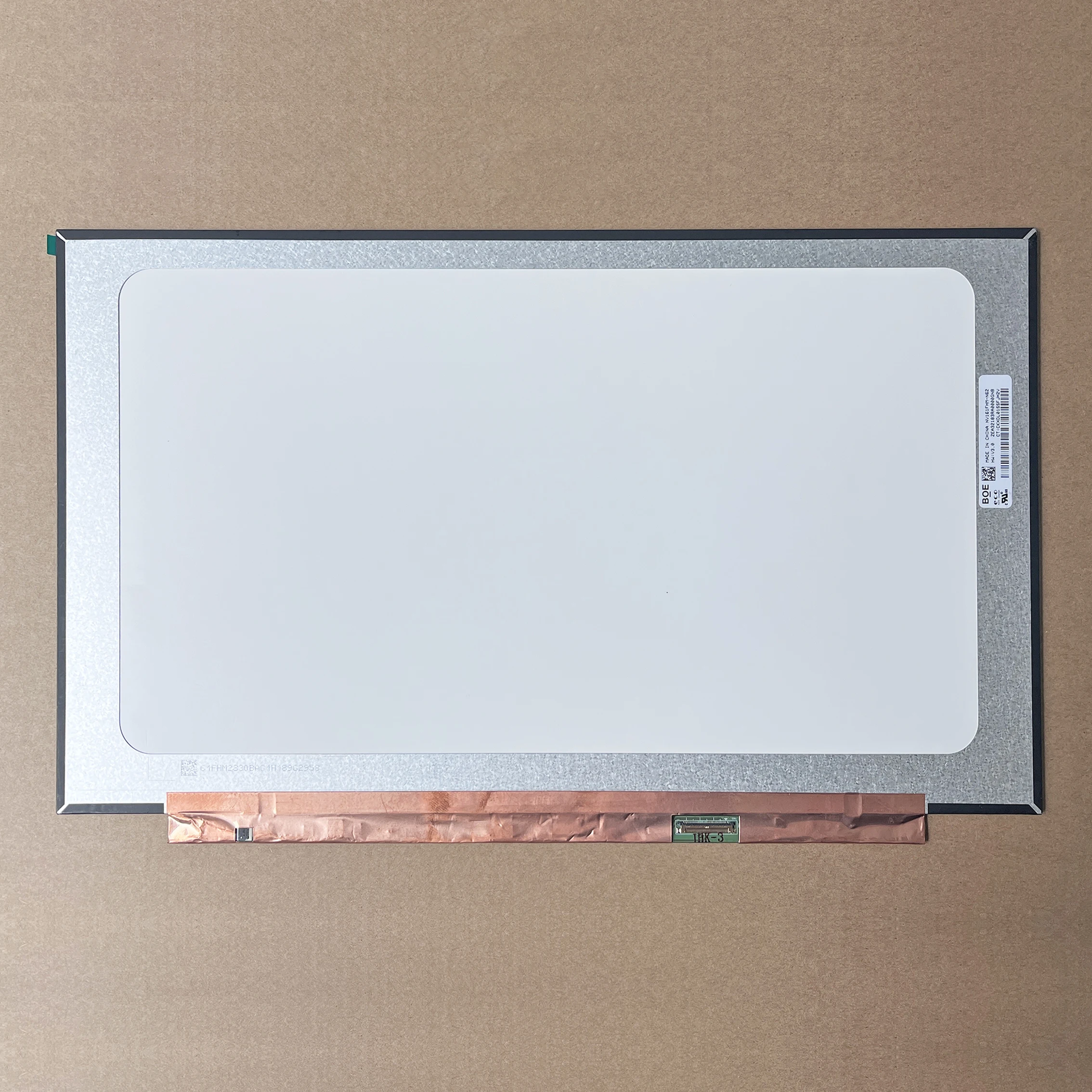 NV161FHM-N62 شاشة LCD عرض FHD 1920x1080 EDP 30 Pins 16.1 بوصة غير تعمل باللمس جديد استبدال الكمبيوتر المحمول شاشة الكريستال السائل